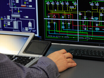 Person utilizing Programmable Logic Controllers (PLCs) / Graphical User Interface (GUI) software
